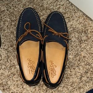Navy Gold Cup Sperrys Size 10
